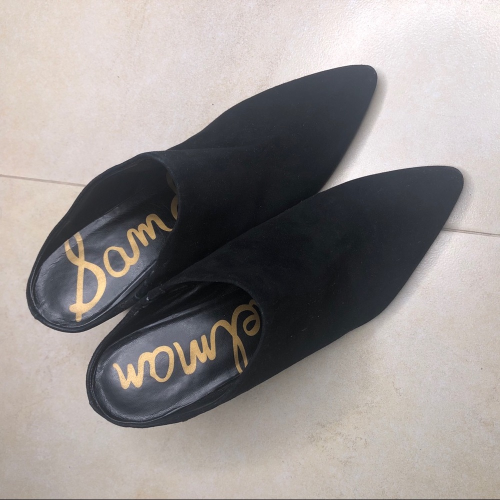 Sam Edelman Black Mules